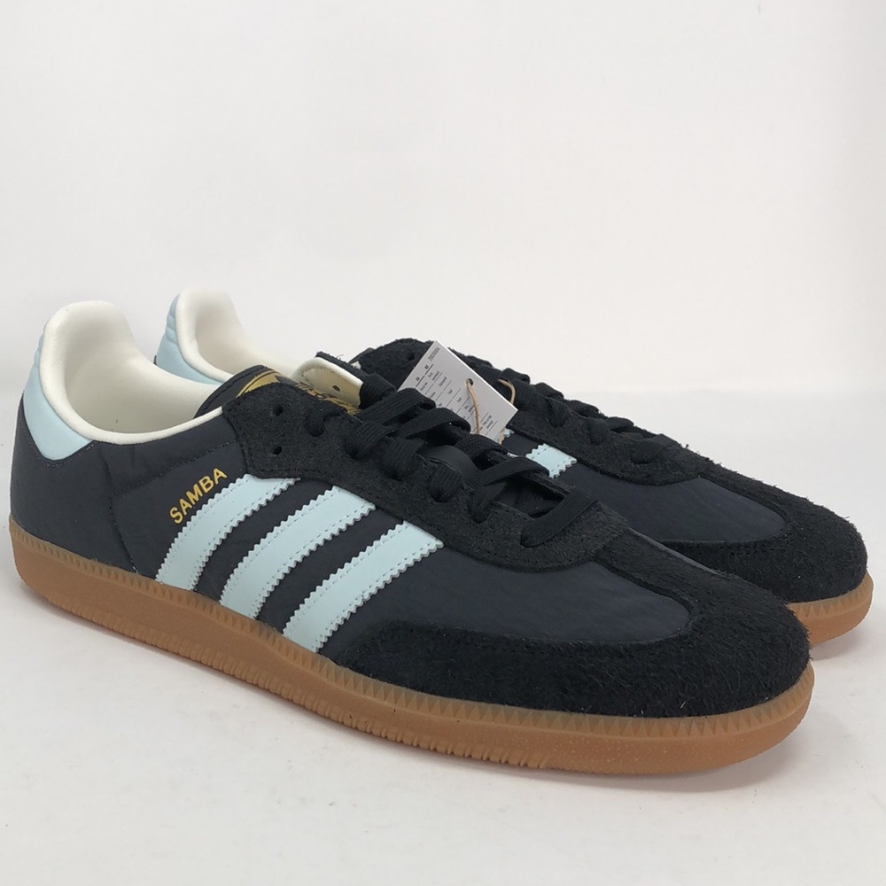 Adidas Women’s Samba OG ID0493 Carbon Blue Gum Classic Sneakers - Size 12.5 - Picture 11 of 16